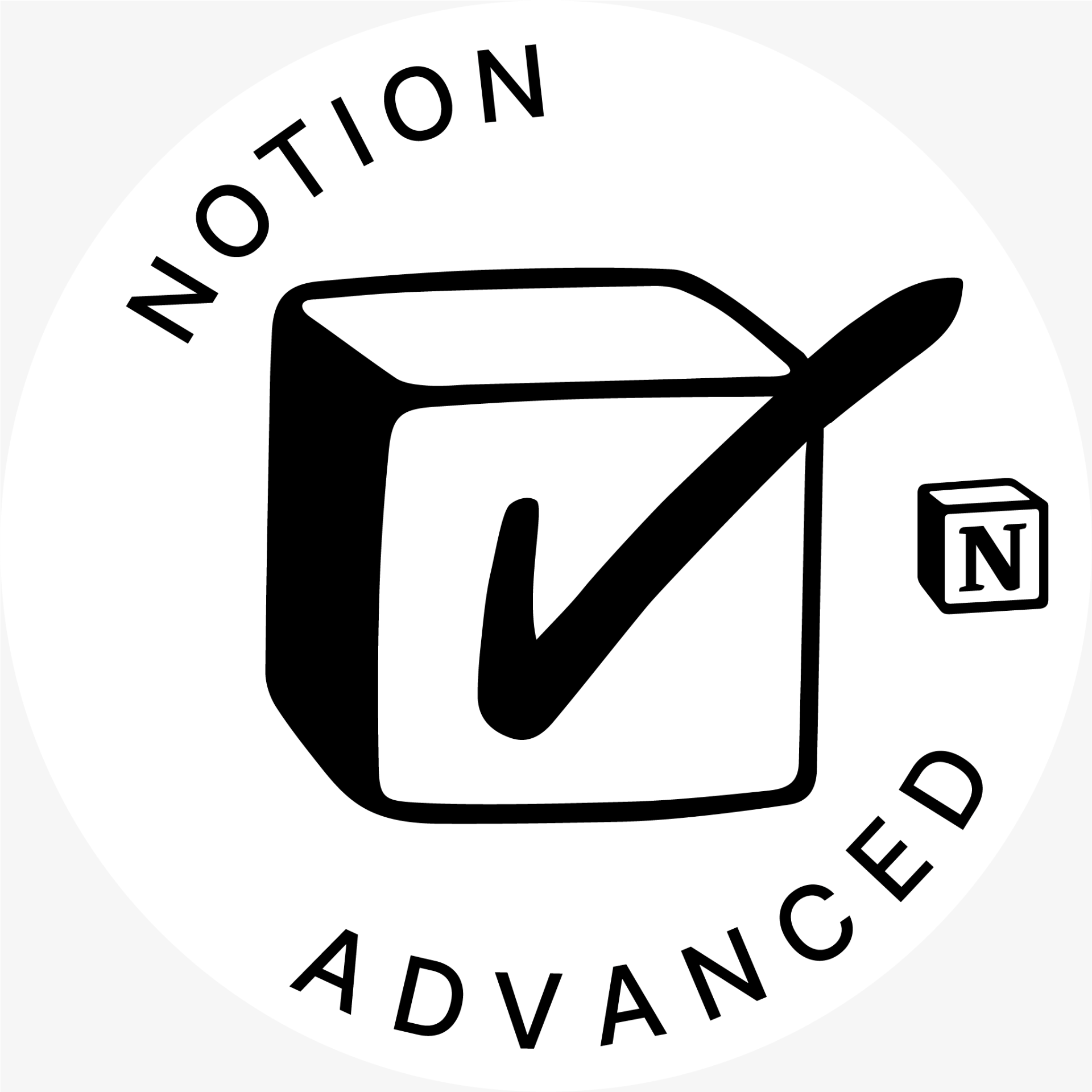 Notion Advanced badge