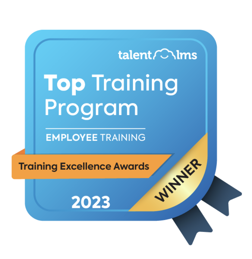 Top Training Program - Employee Training - TalentLMS Training Excellence Awards