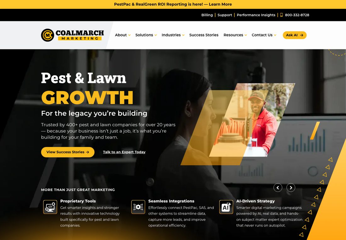Coalmarch by WorkWave homepage, captured September 2026