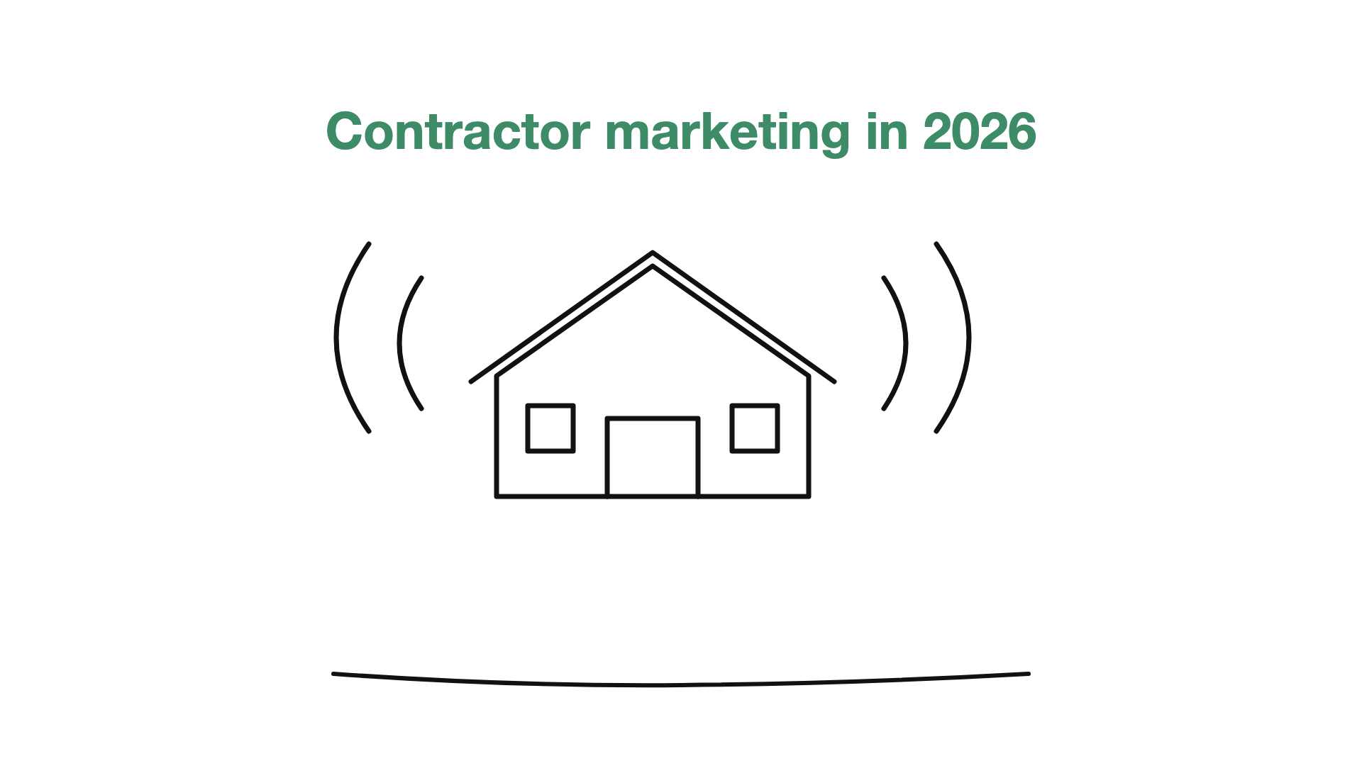 Contractor Marketing in 2026: The Complete Playbook