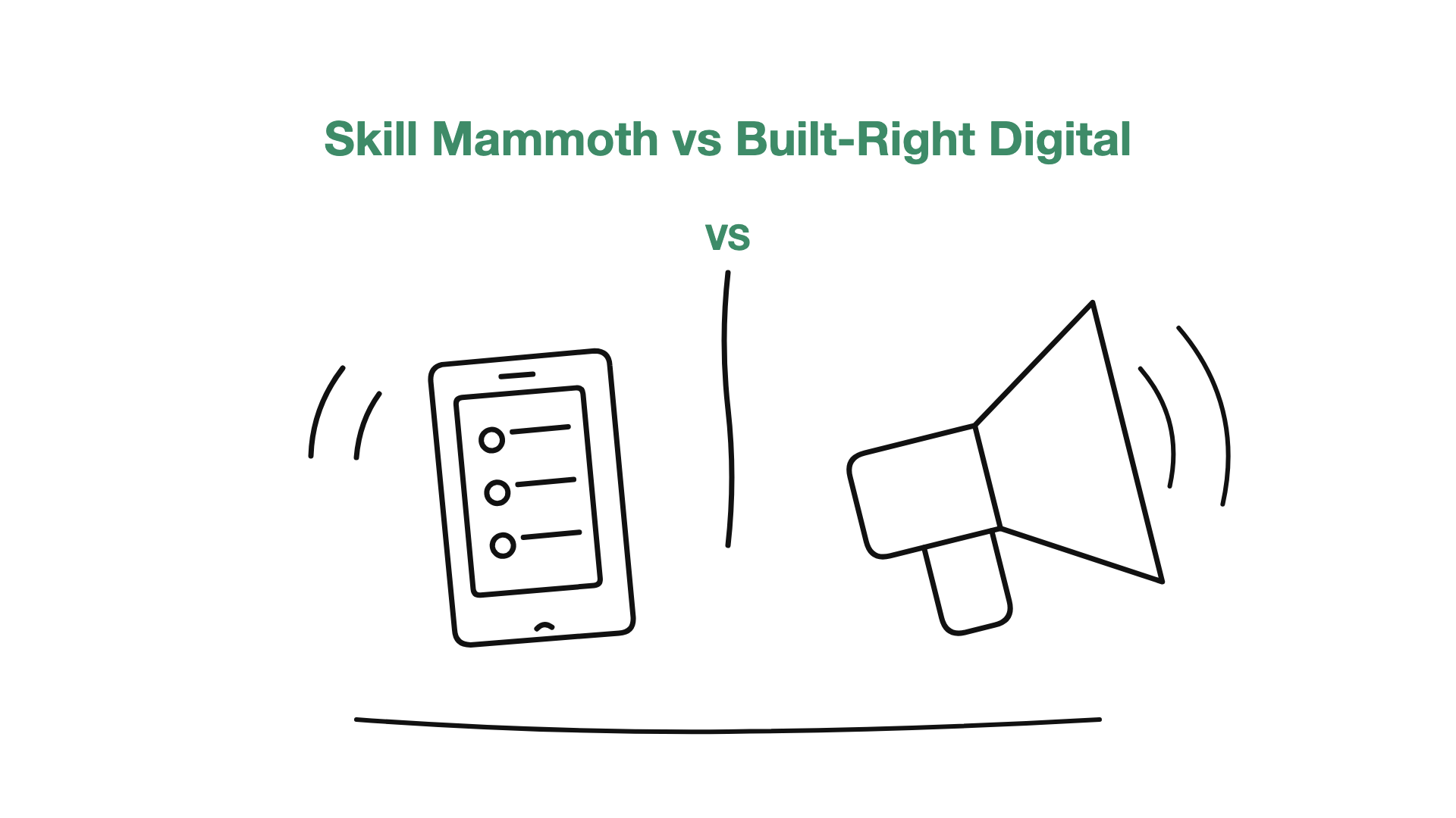 Skill Mammoth vs Built-Right Digital: Pricing, Scope and Fit