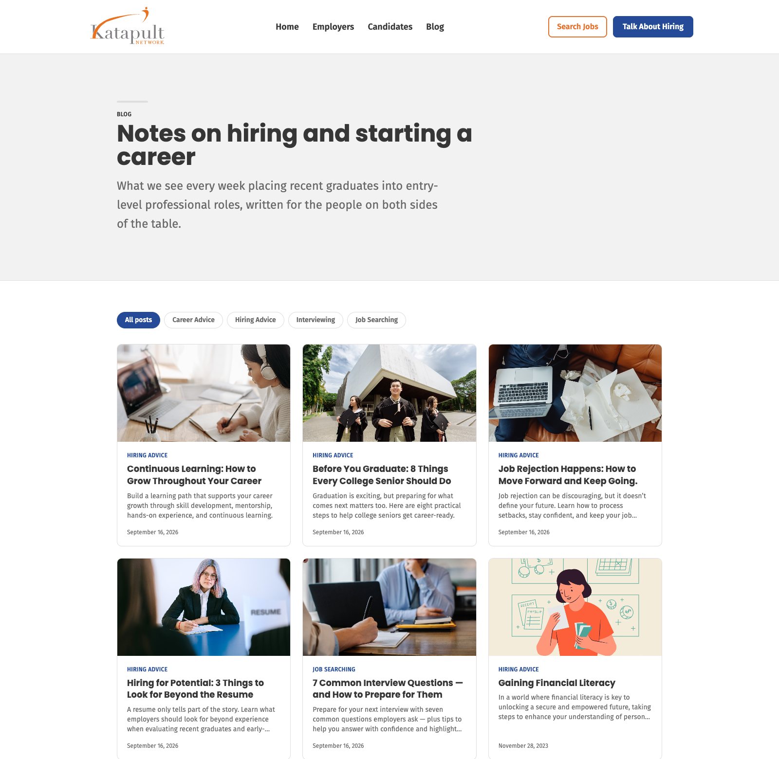 The restored blog index: 67 posts with categories, covers and dates, where the old site had a bare list